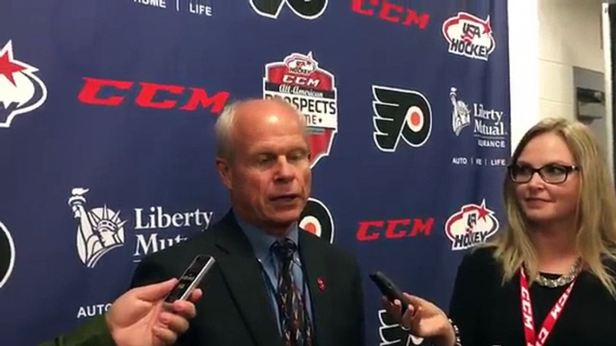 2016 USA Hockey All American Prospects Post Game with Mark Howe