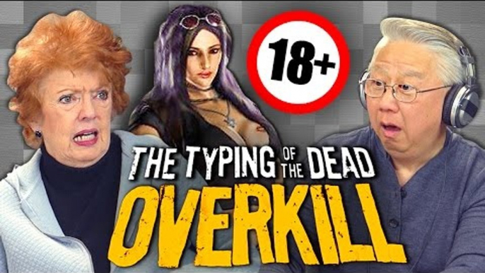 Elders Play Typing of the Dead: Overkill Filth DLC (18+) (Elders React: Gaming)