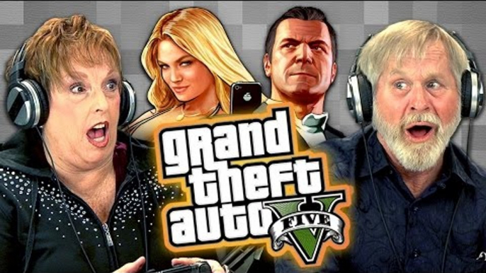 Elders Play Grand Theft Auto V (Elders React: Gaming)