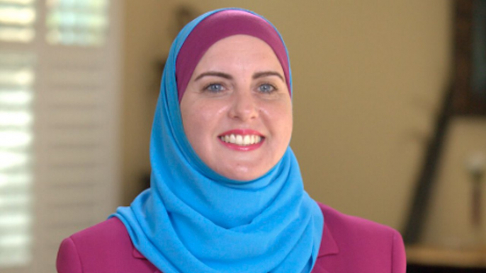 Muslim American candidate for Senate discusses hate speech