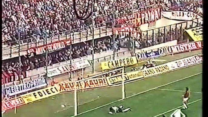 Milan Napoli 4 1 Ferrara aut., GULLIT, RIJKAARD, DONADONI, INCOCCIATI 6ª giornata Ritorno