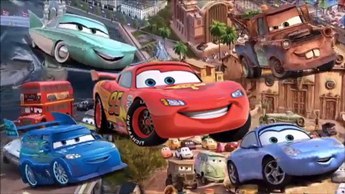 Disney Cars Lightning McQueen Finger Family Song in Cartoon for Kids and Nursery Rhymes Pl