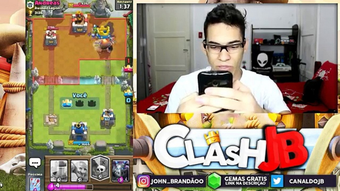 BUG PARA GANHAR CARTA LENDÁRIA DE GRAÇA FUNCIONA? TESTANDO AO VIVO NO Clash Royale