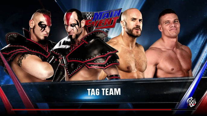 WWE 2K16 The Ascension vs Tyson Kidd & Cesaro|Tag Team Match | MainEvent 2016(PS4)