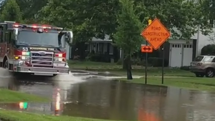 Flooding, Hail and Severe Storms Lash Northwest Chicago