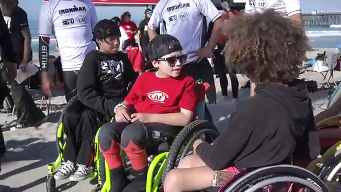 IRONMAN Foundation 2017 Junior Seau Adaptive Youth Surf Clinic Presented by CAF