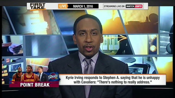 Stephen A. Smith: Cavaliers 'Not An Ideal Situation' For Kyrie Irving | First Take | ESPN Archives