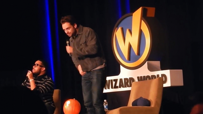 Sebastian Stan runs into audience to hug nervous fan! OMG