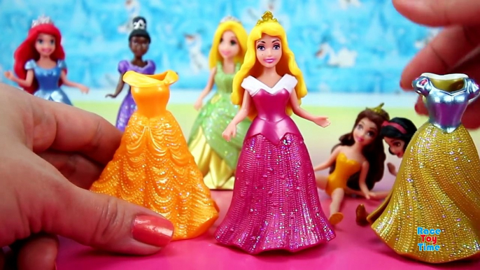 Agrafe poupées Robe gelé enfants la magie Magie poche Princesse jouets vers le haut en haut Disneycartoys elsa disney polly