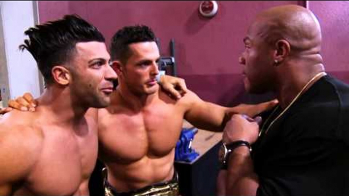 Mr. Olympia Phil Heath helps The BroMans keep their edge in pro wrestling