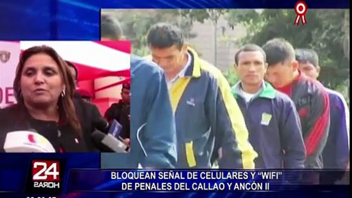 Bloquean señales de celulares y redes WiFi en penales Ancón II y Callao