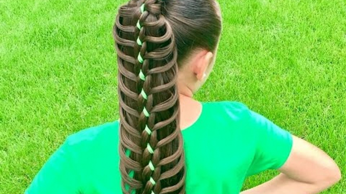 Easy Hairstyle Tutorial Strand Ribbon Braid