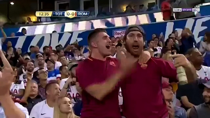 Diego Perotti Goal Penalty - Tottenham Hotspur Vs AS Roma (0-1)