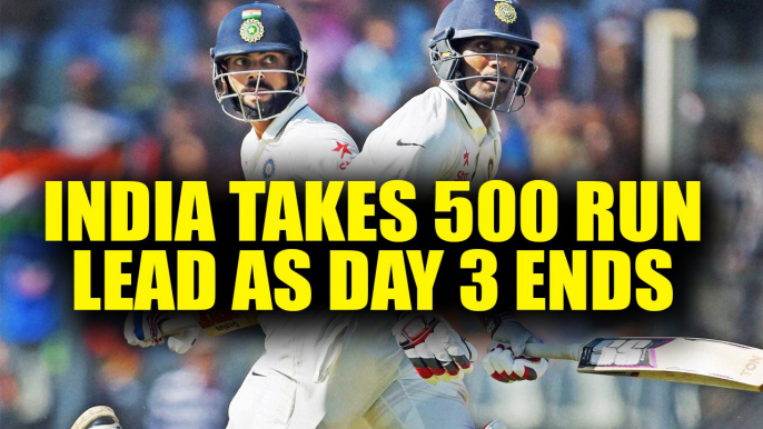 India vs Sri Lanka Galle Test : Virat Kohli hits 15th half ton, host puts 498 run lead | Oneindia News