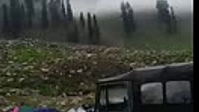 Cloud covered Mountains River view Naran Valley Khyber Pakhtunkhwa Pakistan Video 4