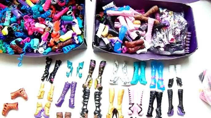 Después de la nunca alto para y Zapatos Monster High muñecas con sus propias manos