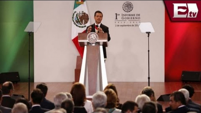 Peña Nieto primer informe de gobierno / Detalles del informe presidencial 2013