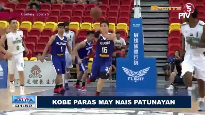 Kobe Paras, may nais patunayan