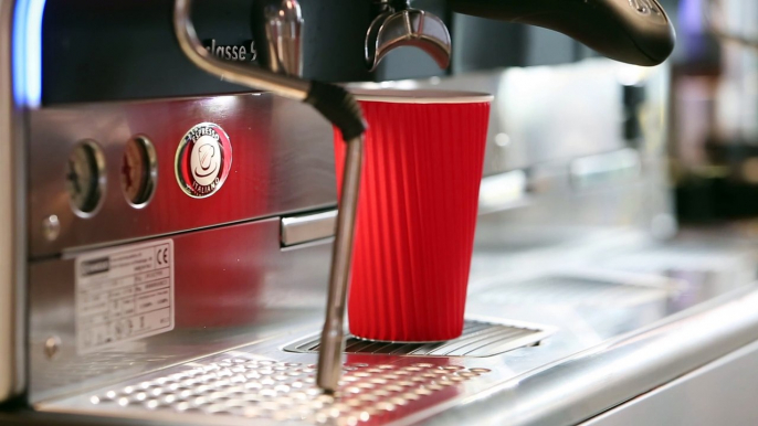 Coffee Machine in Café