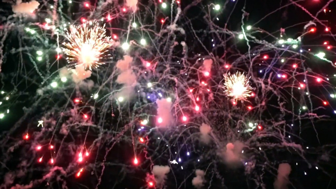 Fireworks Display At Night