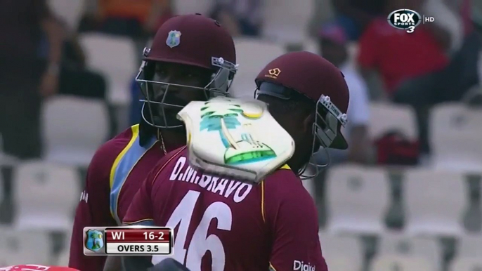 Junaid Khan clean bowled Gayle and Pollard In 2 Deliveries (Rare)