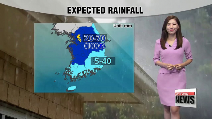 Heavy rain alerts in Seoul and its surrounding regions