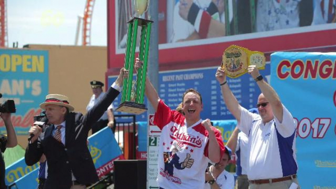 Joey Chestnut Eats 92 Tacos to Win World Taco Eating Championship