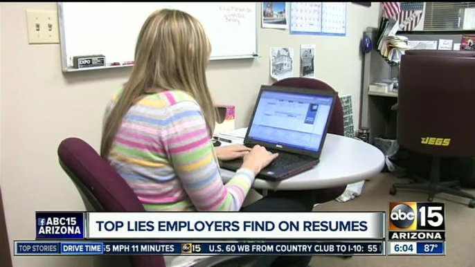 Top lies employers find on resumes