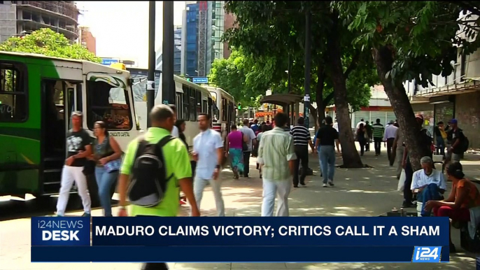 i24NEWS DESK | U.S.: Maduro is 'a dictator'; imposes sanctions | Monday, July 31st 2017