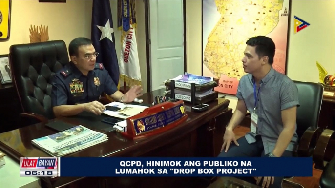 QCPD, hinimok ang publiko na lumahok sa "Drop Box Project"