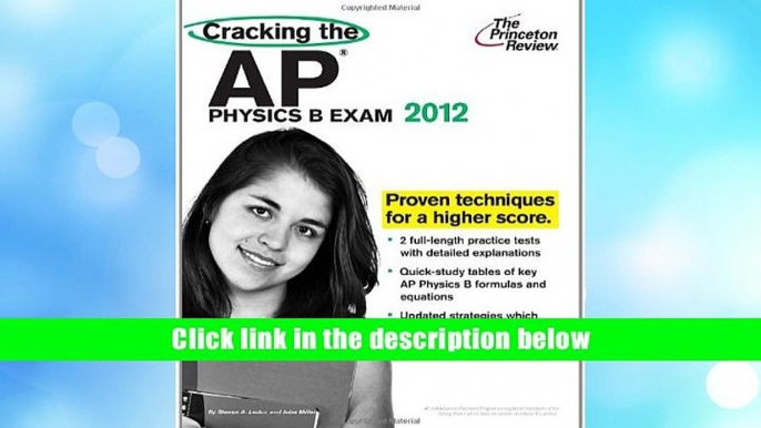 PDF [Download]  Cracking the AP Physics B Exam, 2012 Edition (College Test Preparation)  For Online