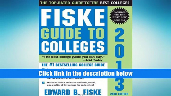 Best Ebook  Fiske Guide to Colleges 2013  For Trial