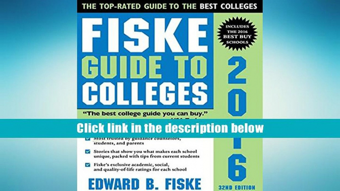 PDF [Download]  Fiske Guide to Colleges 2016  For Kindle