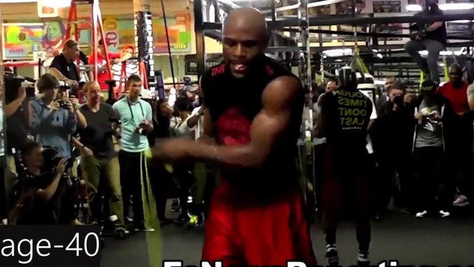 Mayweather Training at 40 vs 29 years old!Heavy Bag, Sparring, Speedball-fnjZstfk-g4