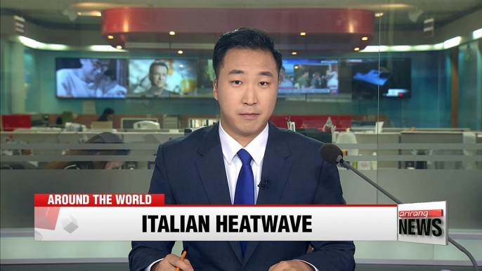 Scorching summer hits Italy with highs reaching nearly 50℃