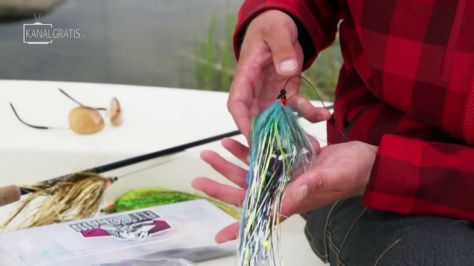 How to use the Dobb Daddy Spin Fishing with Pike Flies | Kanalgratis.se (English subtitles