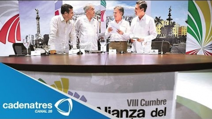 México, Chile, Perú y Colombia firman acuerdo de Alianza del Pacífico, en Cartagena