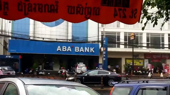 Asian Travel Phnom Penh On A Rainy Day