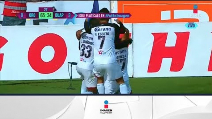 Increíble TERCER GOL de Lobos BUAP vs Querétaro | Imagen Deportes