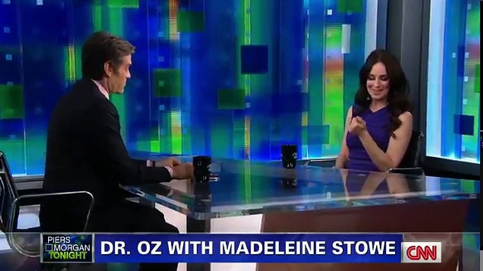 Piers Morgan Tonight INTIMATE INTERVIEW with Dr.Oz.Cyndi.Lauper.Madeleine.Stowe.Lisa.Loeb