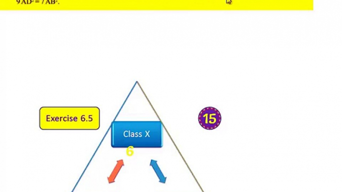 NCERT Solutions for Class 10th Maths Chapter 6 Triangles Exercise 6.5 Question 15