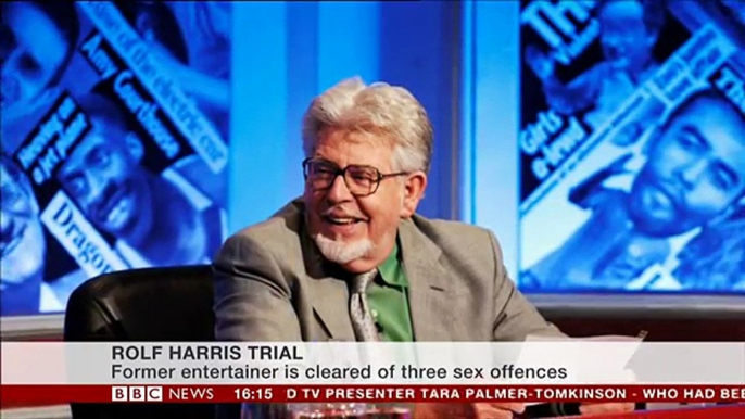 Rolf Harris not guilty of 3 offences