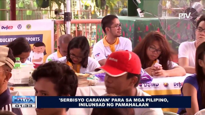 'Serbisyo caravan' para sa mga Pilipino, inilunsad ng pamahalaan