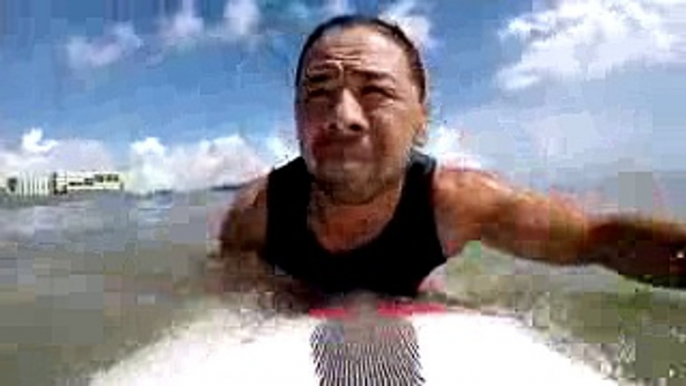 Amazing GoPro footage of Shinsuke Nakamura surfing