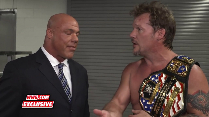 Chris Jericho receives a Raw goodbye from Kurt Angle: Exclusive, April 30, 2017