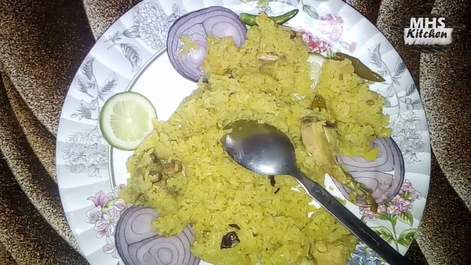 Chicken Vuna Khuchuri Recipe চিকেন ভূনা খিচুড়ি রেসিপি Chicken khichdi [HD, 1280x720]