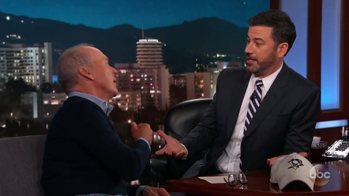 Jimmy Kimmel Tells Michael Keaton He Likes Spider Man More Than Batman