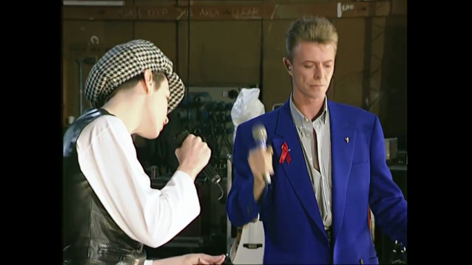 Queen, David Bowie & Annie Lennox Under Pressure. Rehearsals, April 1992