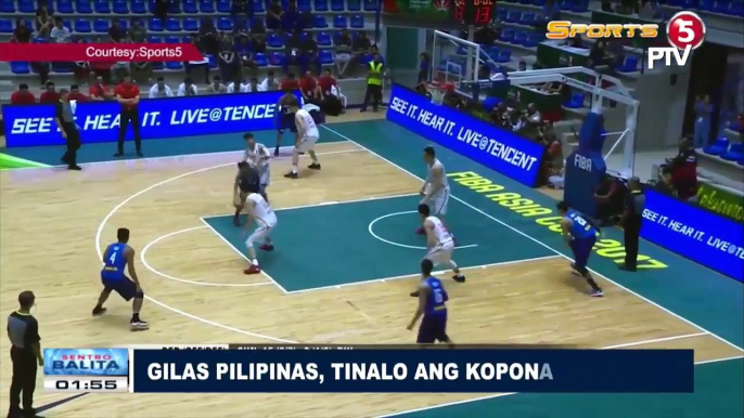 SPORTS BALITA: Gilas Pilipinas, tinalo ang koponan ng China