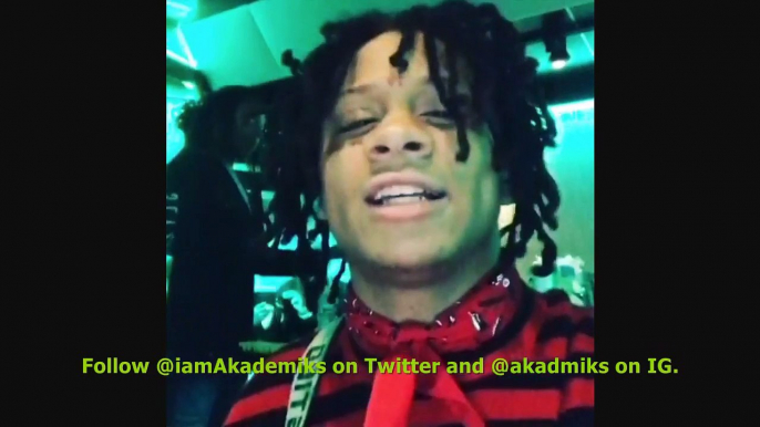 Trippie Redd Responds to DJ Akademiks comparing him to Lil Uzi Vert 'Don't Play me like im Uzi 2.0'